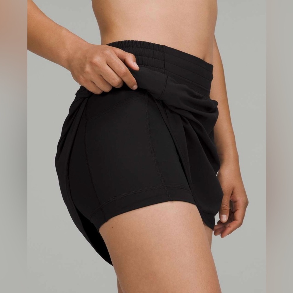 Lululemon Hotty Hot High-Rise Skirt *Long in Black - Picture 2 of 6